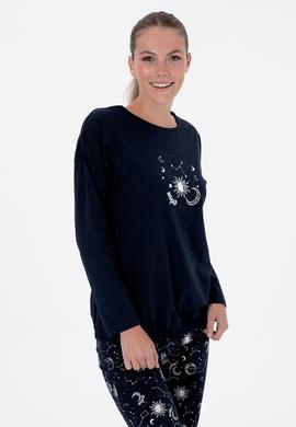 Kadın Lacivert Pijama Takımı - 50318920002