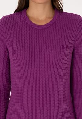 Kadın Menekşe Basic Kazak - 50307763054