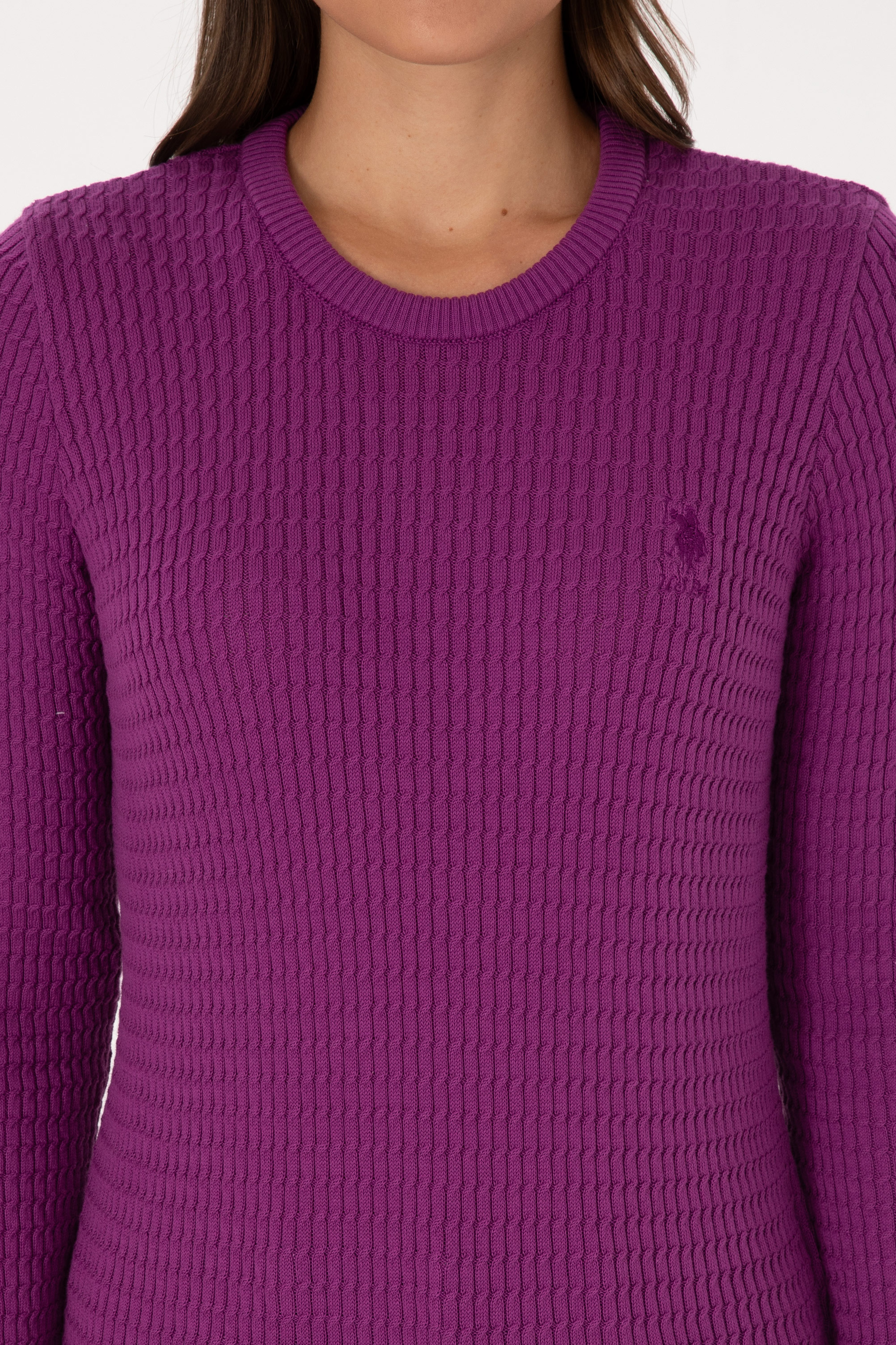 Kadın Menekşe Basic Kazak - Image 6
