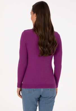 Kadın Menekşe Basic Kazak - 50307763054