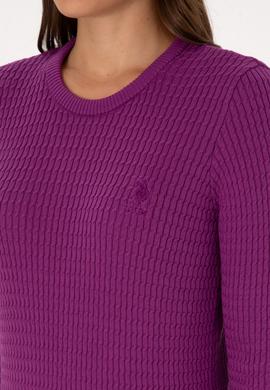 Kadın Menekşe Basic Kazak - 50307763054