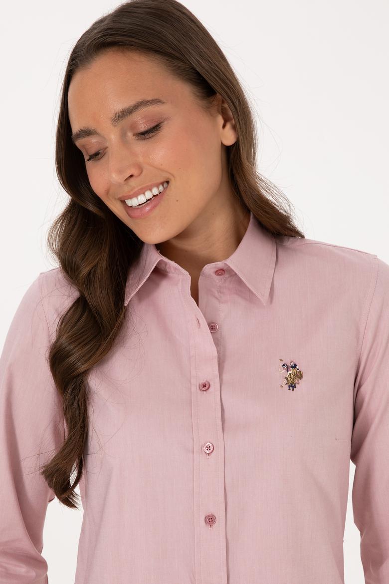 Kadın Orkide Uzun Kollu Basic Gömlek - 50308038107
