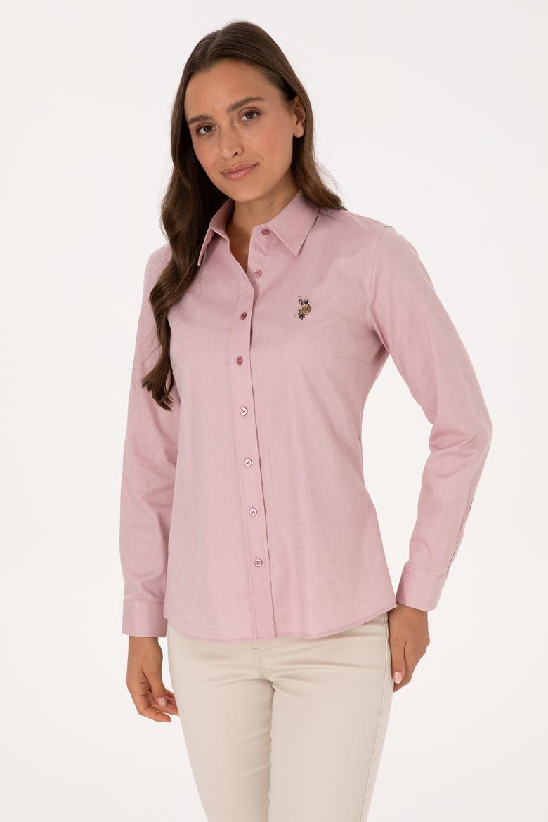 Kadın Orkide Uzun Kollu Basic Gömlek - 50308038107