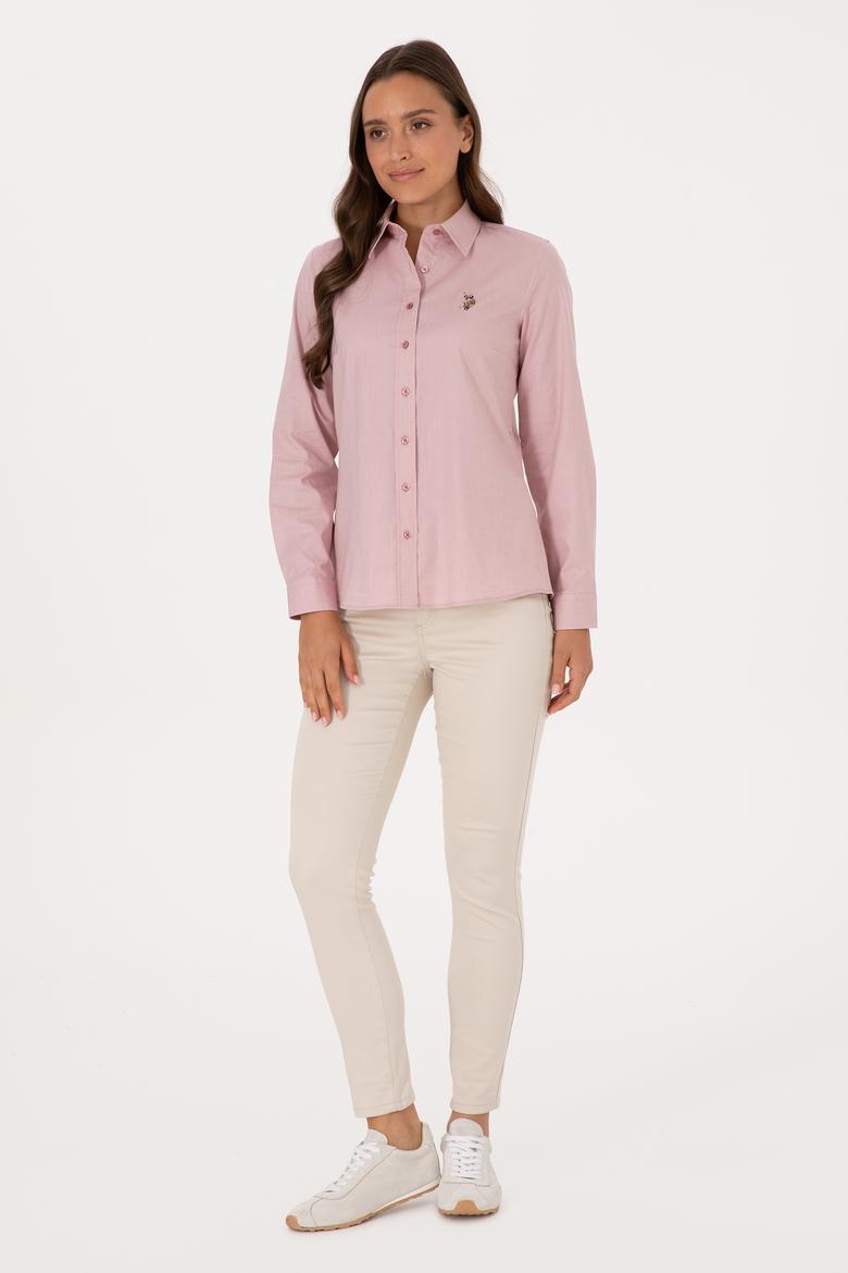 Kadın Orkide Uzun Kollu Basic Gömlek - 50308038107