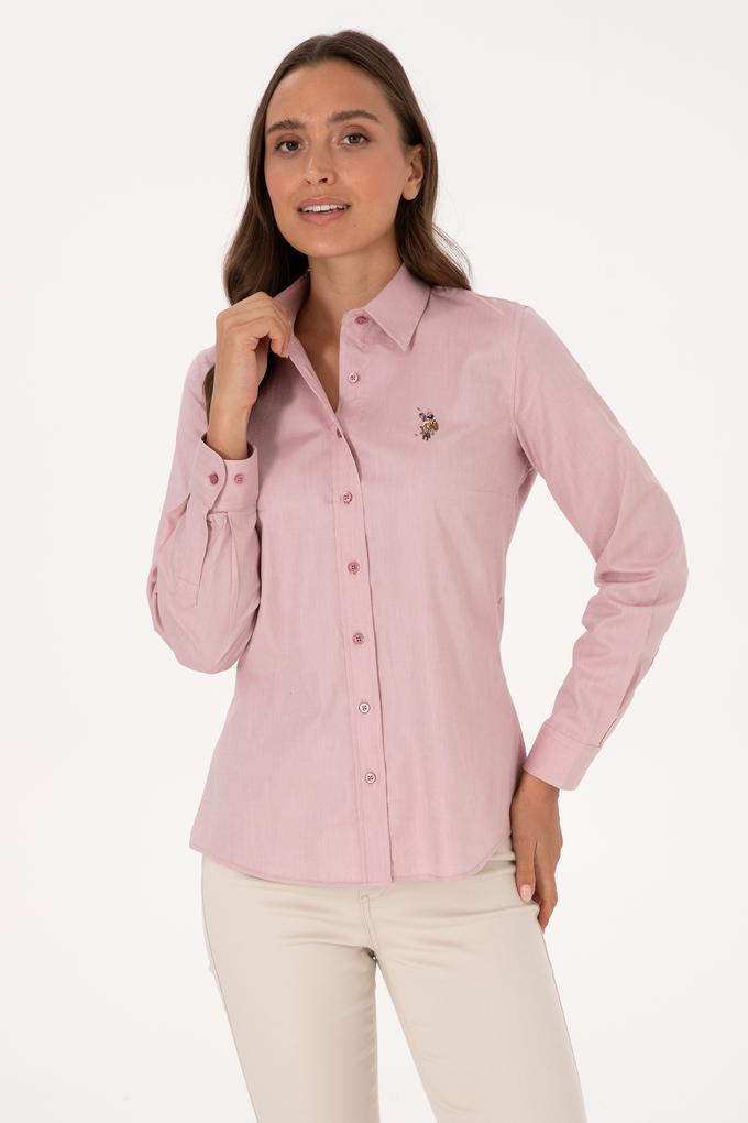 Kadın Orkide Uzun Kollu Basic Gömlek