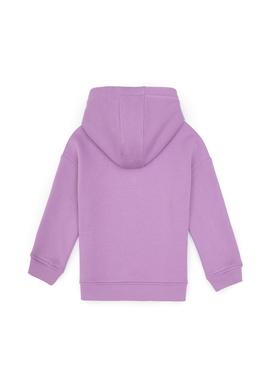 Kız Çocuk Lila Şardonlu Kapüşonlu Sweatshirt - 50317890022