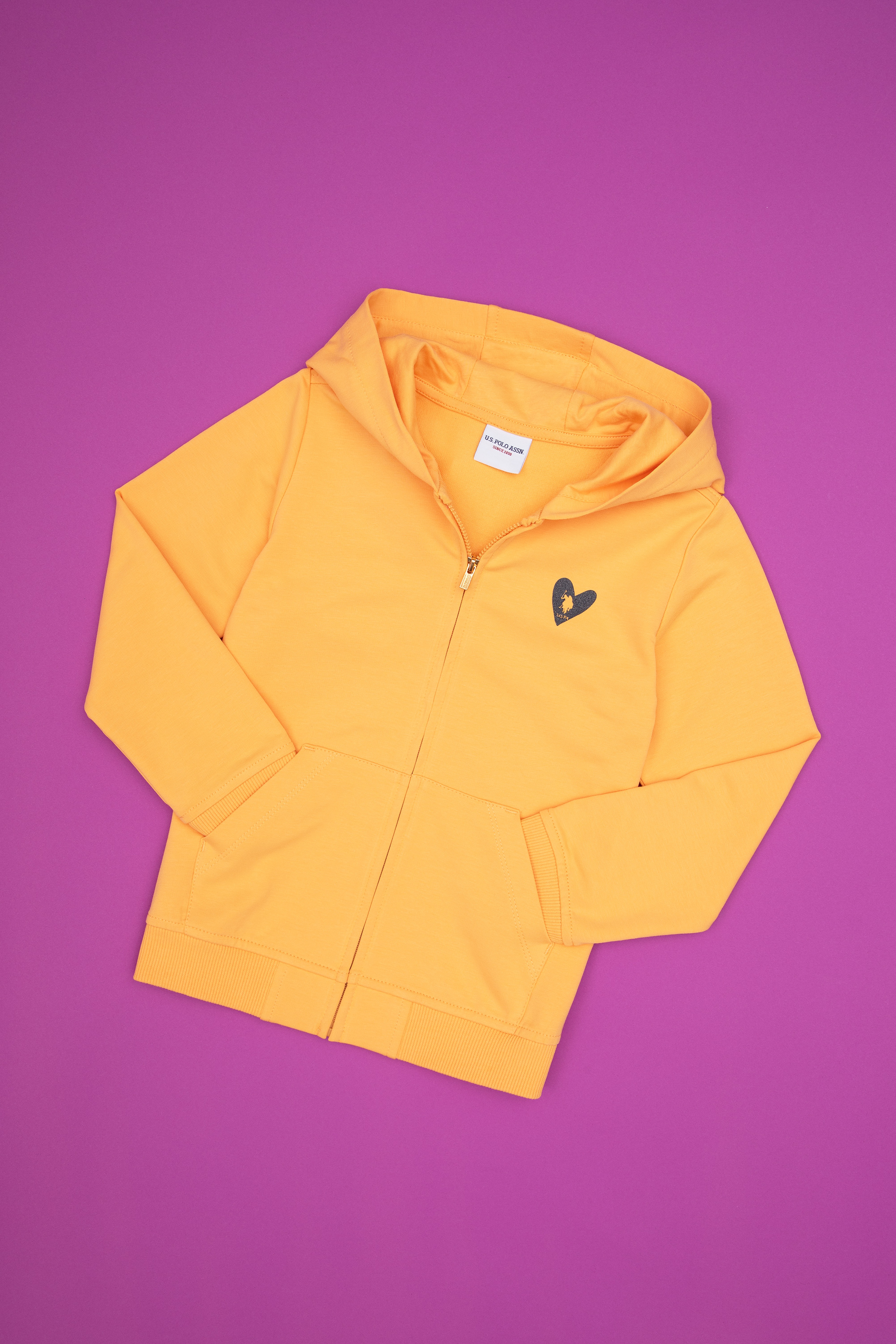 Kız Çocuk Mango Kapüşonlu Fermuarlı Sweatshirt - Image 3