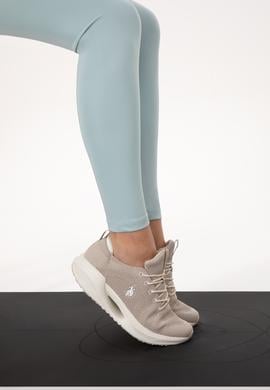 Kadın Su Yeşili Yüksek Bel Spor Tayt - 50284055019