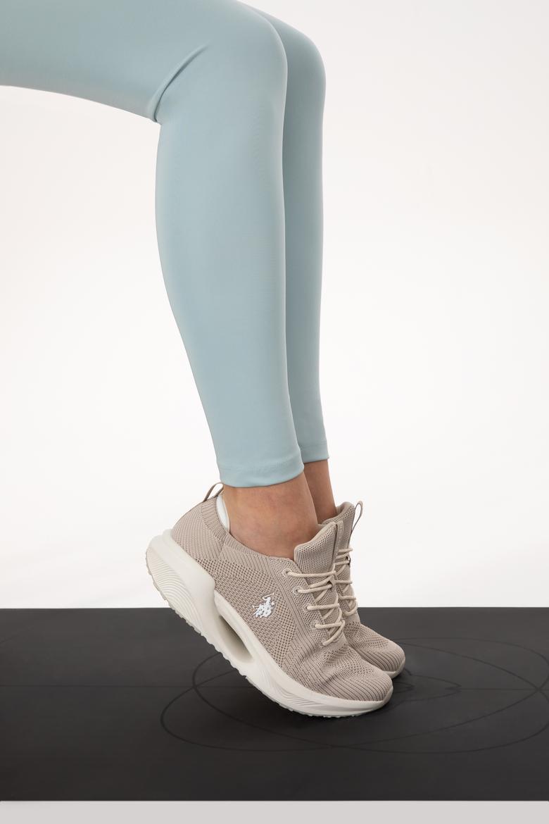 Kadın Su Yeşili Yüksek Bel Spor Tayt - 50284055019