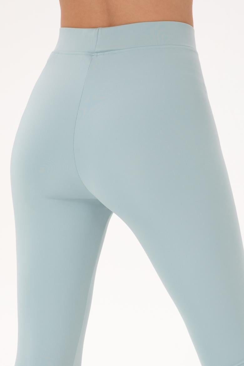 Kadın Su Yeşili Yüksek Bel Spor Tayt - 50284055019