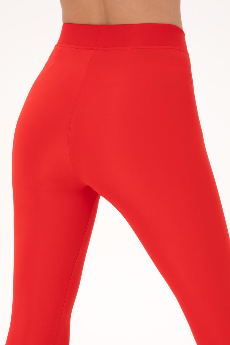 Kadın Kırmızı Yüksel Bel Spor Tayt - 50284055028