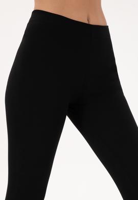 Kadın Siyah Yüksek Bel Toparlayıcı Günlük Tayt - 50296888009