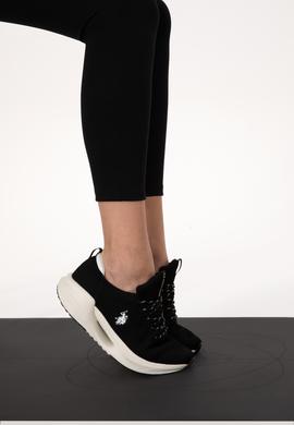 Kadın Siyah Yüksek Bel Toparlayıcı Günlük Tayt - 50296888009