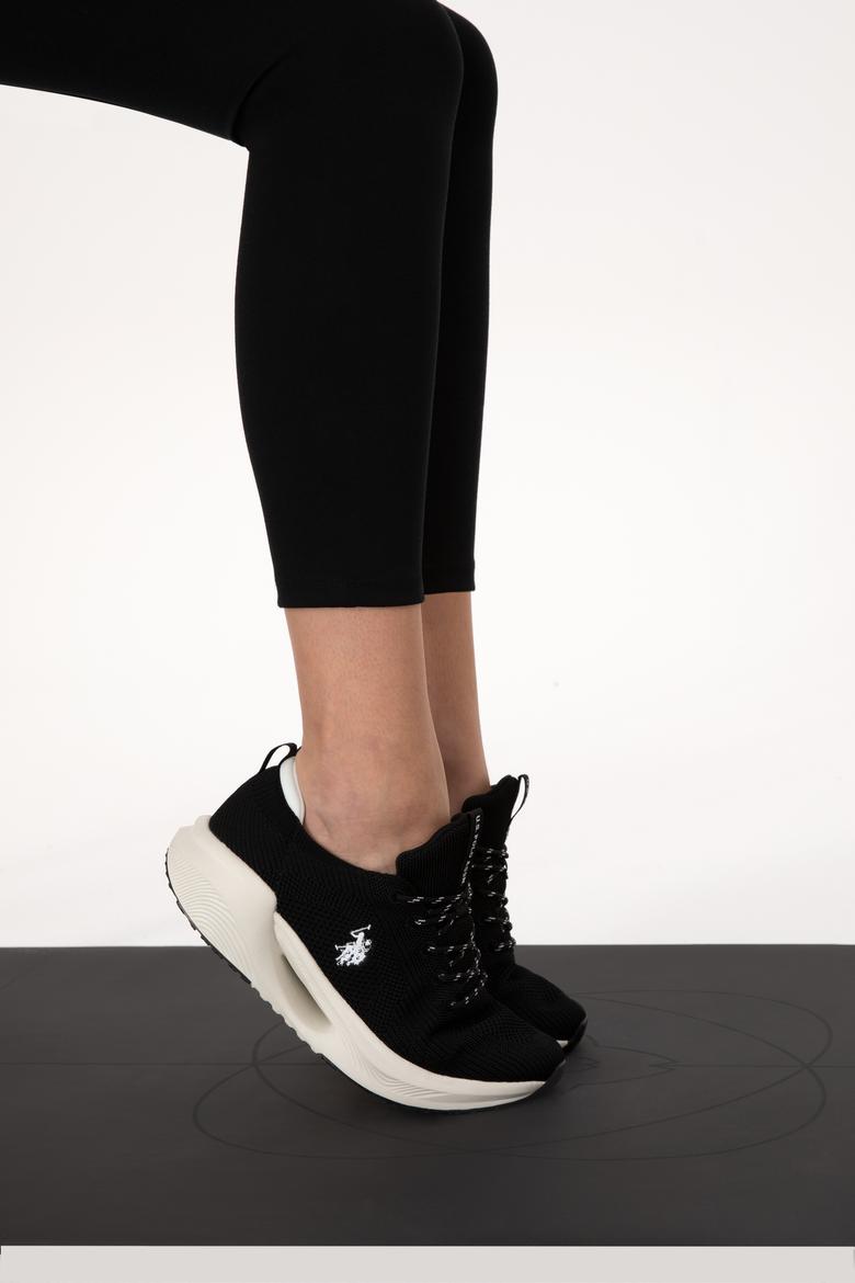 Kadın Siyah Yüksek Bel Toparlayıcı Günlük Tayt - 50296888009