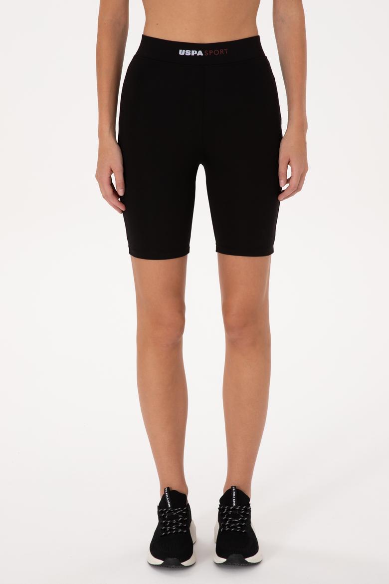 Kadın Siyah Örme Şort