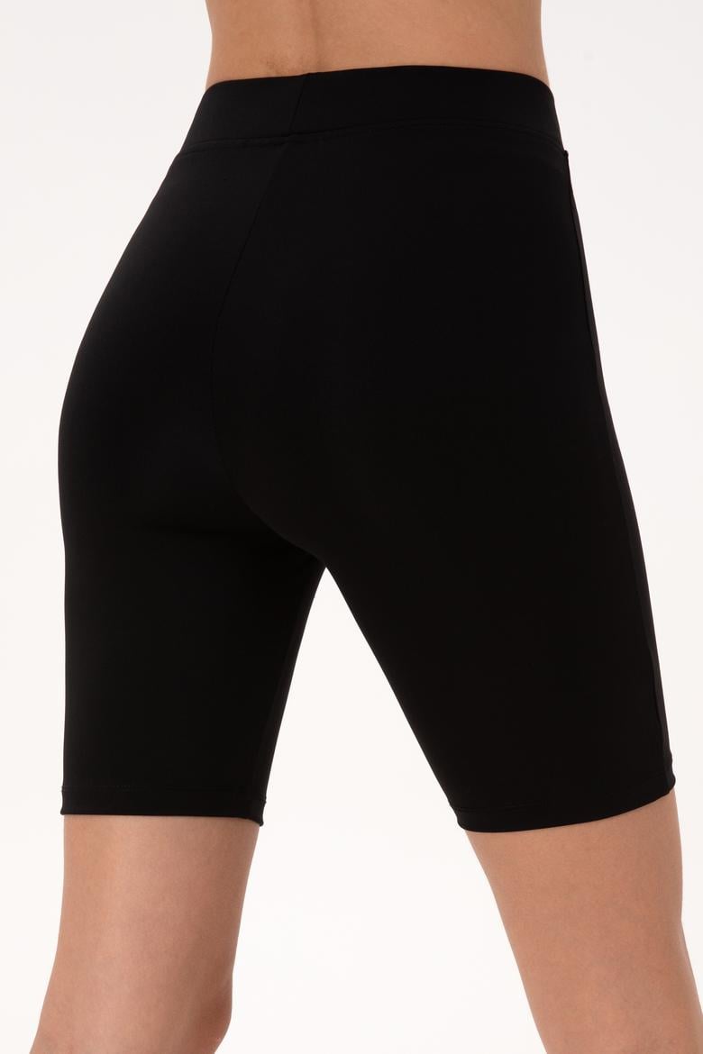 Kadın Siyah Örme Şort - 50270238028