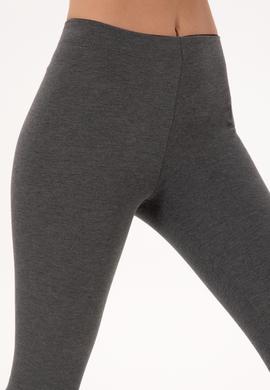 Kadın Antrasit Melanj Yüksek Bel Toparlayıcı Günlük Tayt - 50296888023