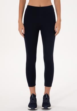 Kadın Lacivert Yüksek Bel Toparlayıcı Günlük Tayt - 50296888018