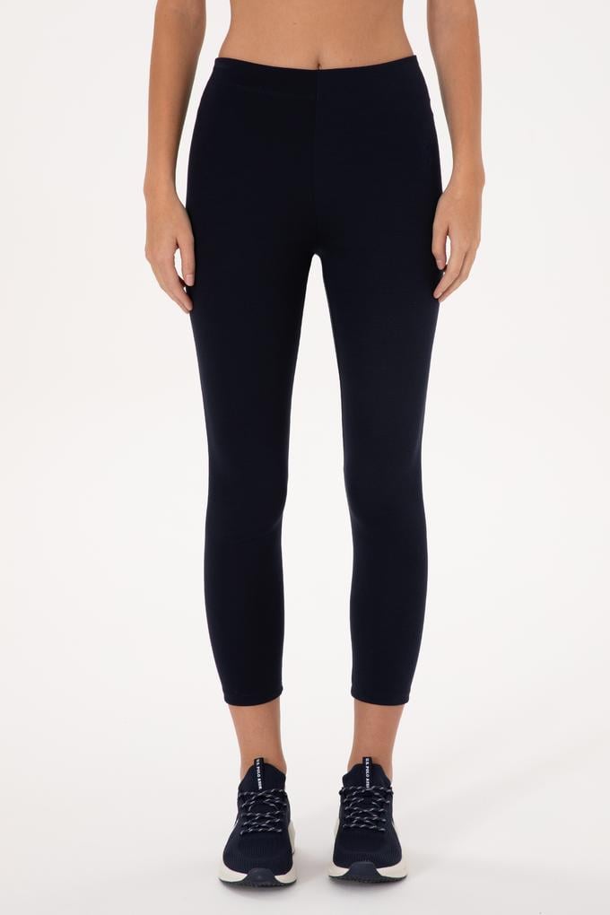 Kadın Lacivert Yüksek Bel Toparlayıcı Günlük Tayt