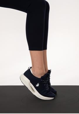 Kadın Lacivert Yüksek Bel Toparlayıcı Günlük Tayt - 50296888018