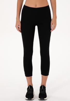 Kadın Siyah Yüksek Bel Toparlayıcı Günlük Tayt - 50289543002