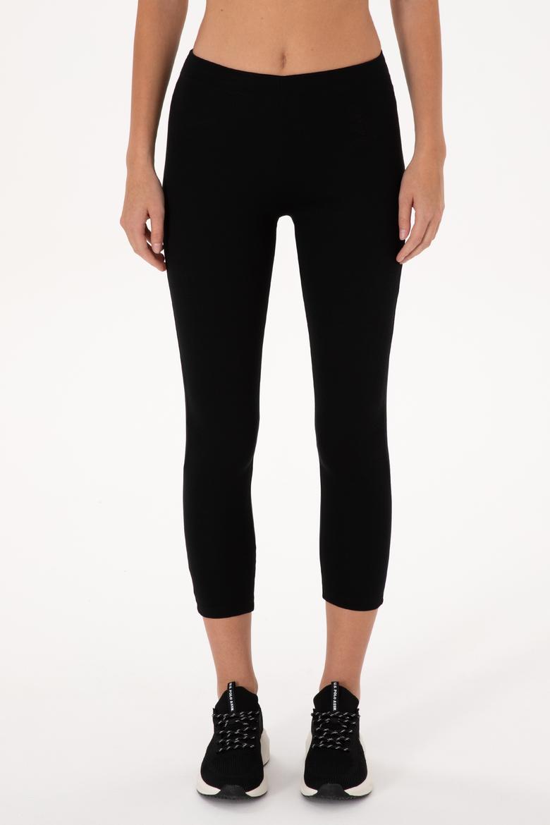 Kadın Siyah Yüksek Bel Toparlayıcı Günlük Tayt