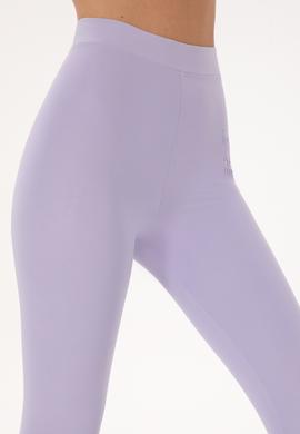 Kadın Lila Yüksek Bel Spor Tayt - 50291434053