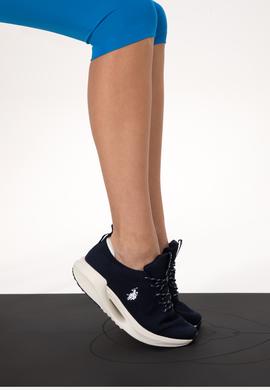 Kadın Saks Mavisi Yüksek Bel Capri Spor Tayt - 50284265016