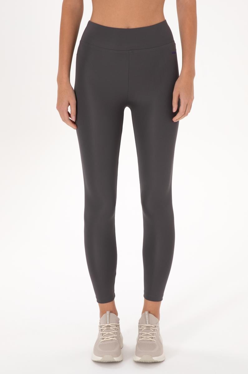 Kadın Antrasit Yüksek Bel Spor Tayt