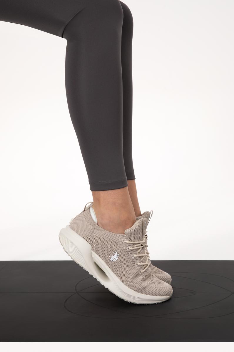 Kadın Antrasit Yüksek Bel Spor Tayt