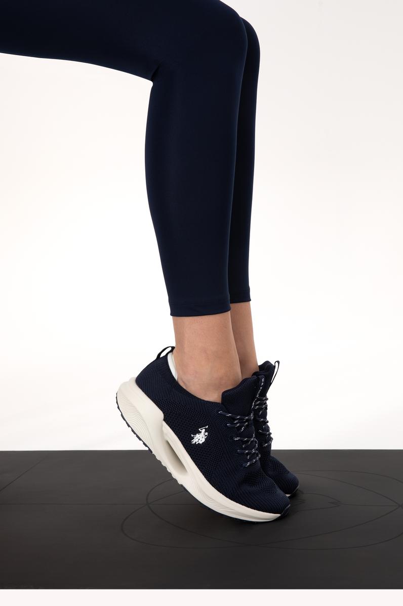 Kadın Lacivert Yüksek Bel Spor Tayt