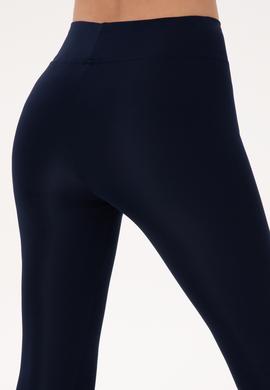 Kadın Lacivert Yüksek Bel Spor Tayt - 50312978005