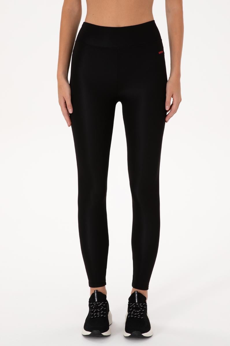 Kadın Siyah Yüksek Bel Spor Tayt