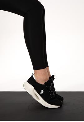 Kadın Siyah Yüksek Bel Spor Tayt - 50312978027