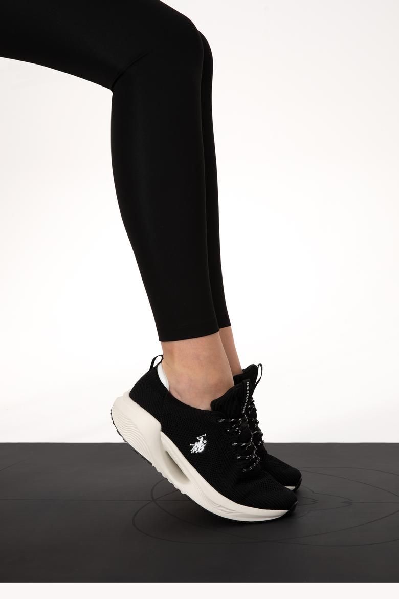 Kadın Siyah Yüksek Bel Spor Tayt - 50312978027