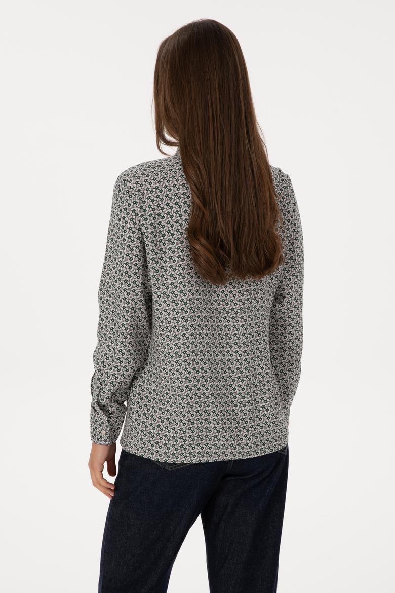 Kadın Taş Uzun Kollu Gömlek - 50316424019