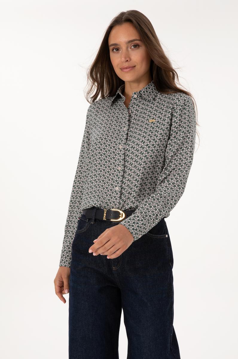 Kadın Taş Uzun Kollu Gömlek
