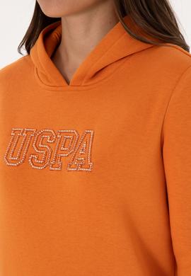 Kadın Bakır Şardonlu Kapüşonlu Basic Sweatshirt - 50313566078