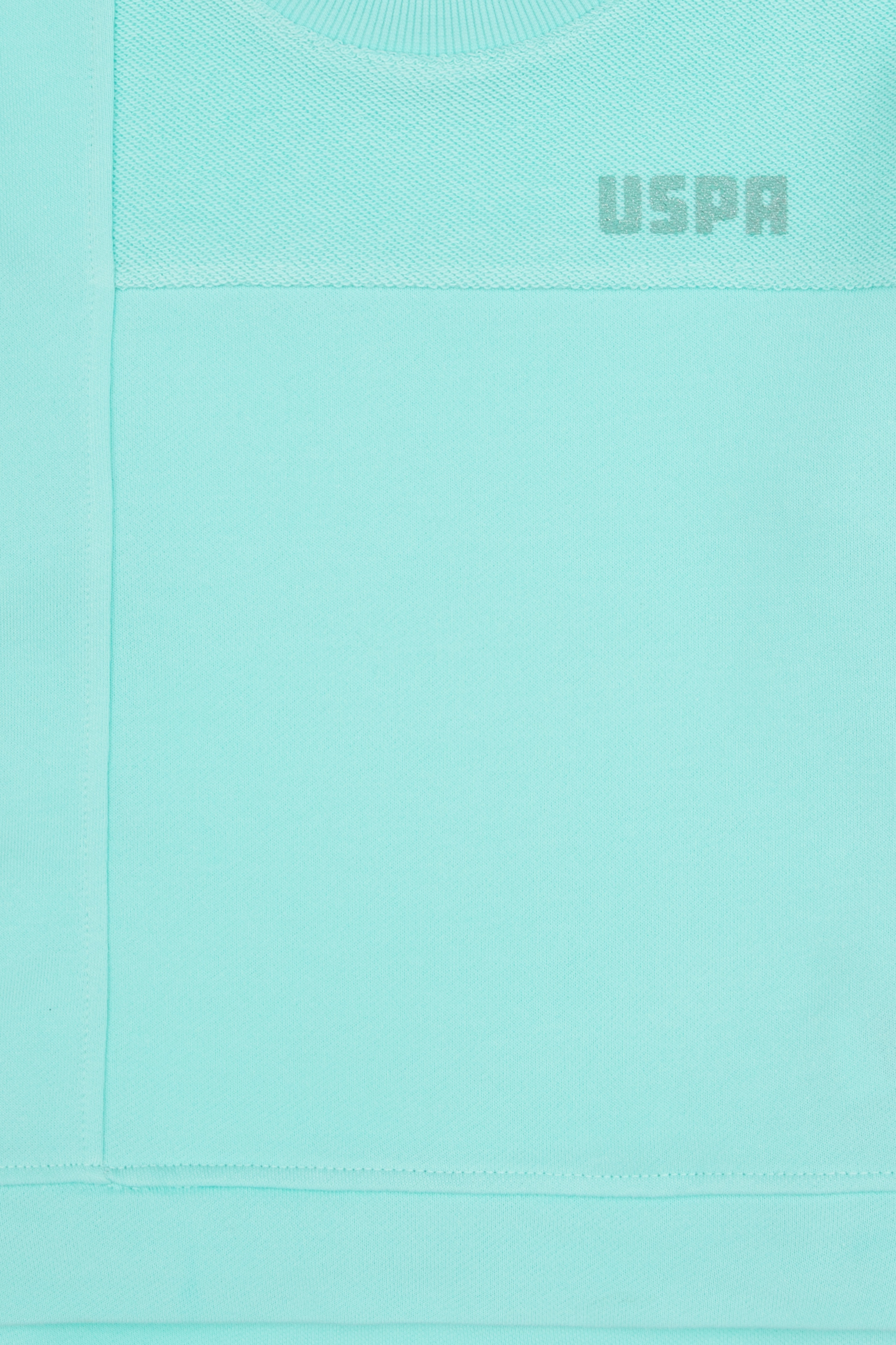 Kız Çocuk Mint Bisiklet Yaka Sweatshirt - Image 5