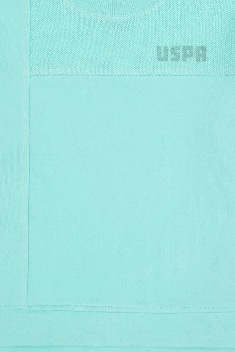 Kız Çocuk Mint Bisiklet Yaka Sweatshirt - 50317991037