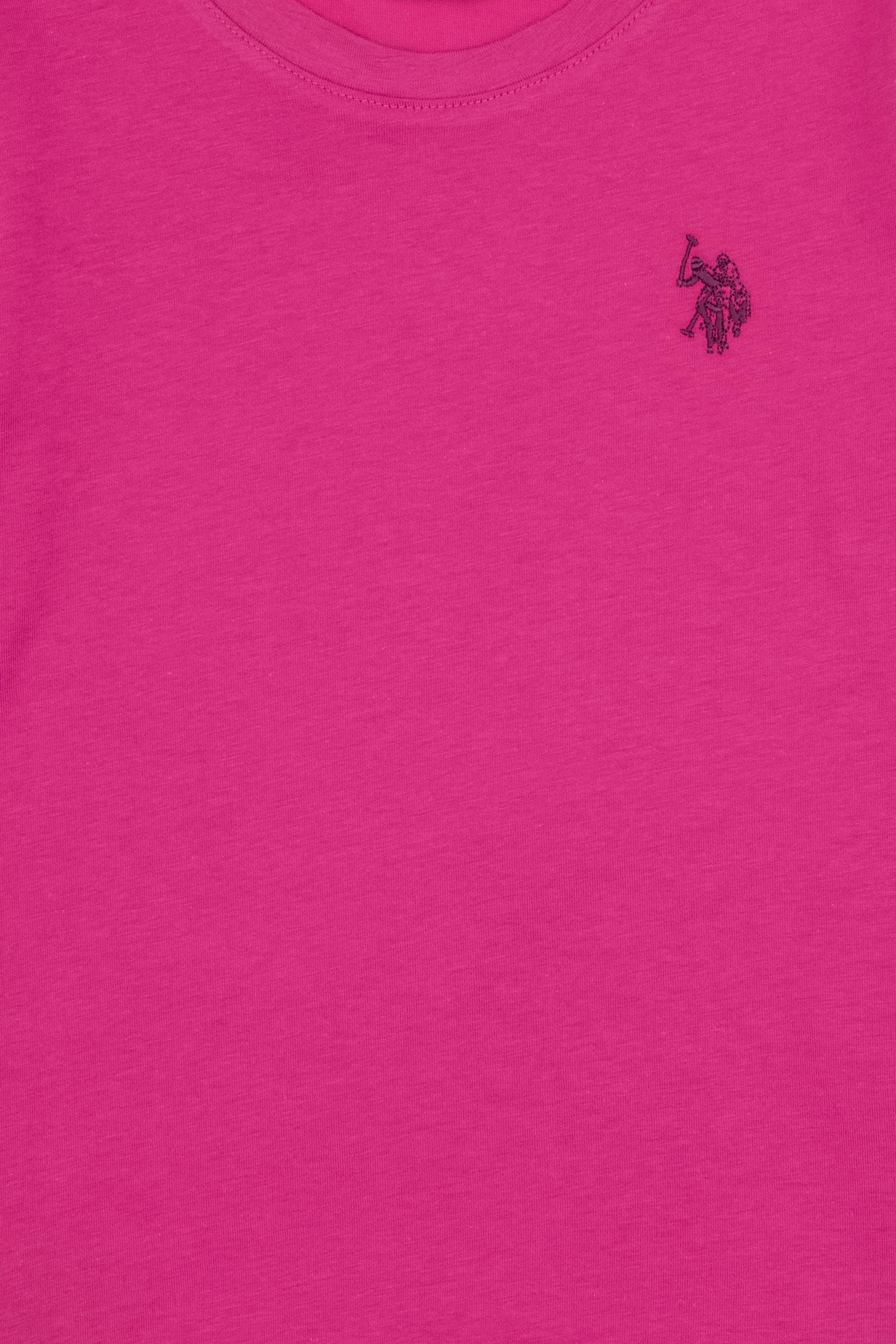 Kız Çocuk Pembe Bisiklet Yaka Basic Sweatshirt - Image 5