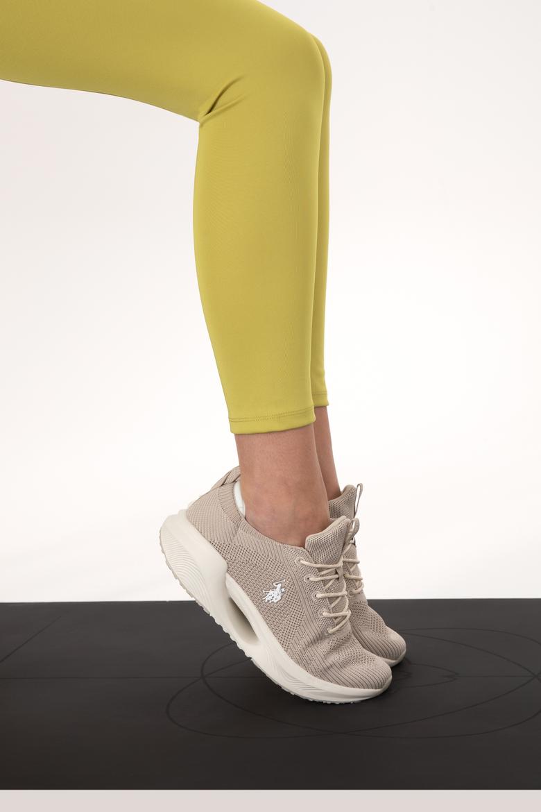 Kadın Fıstık Yeşili Yüksel Bel Spor Tayt - 50272295013