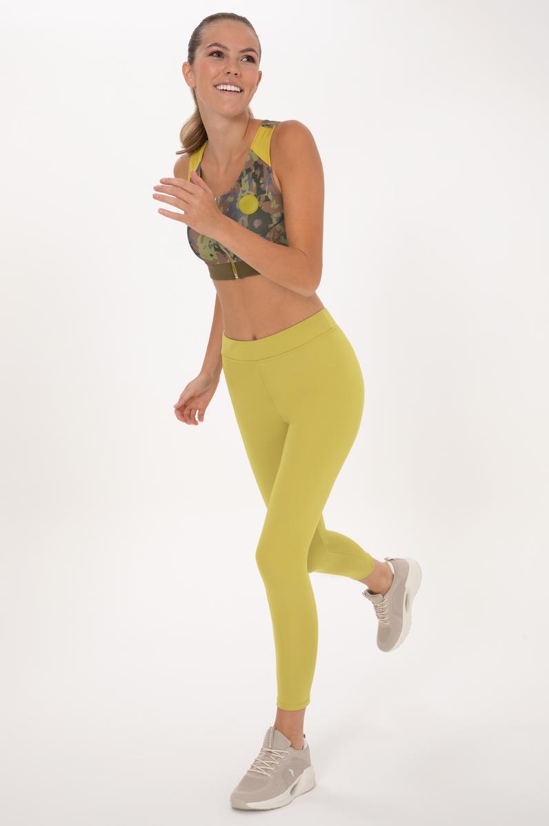 Kadın Fıstık Yeşili Yüksel Bel Spor Tayt