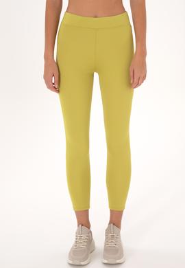 Kadın Fıstık Yeşili Yüksel Bel Spor Tayt - 50272295013