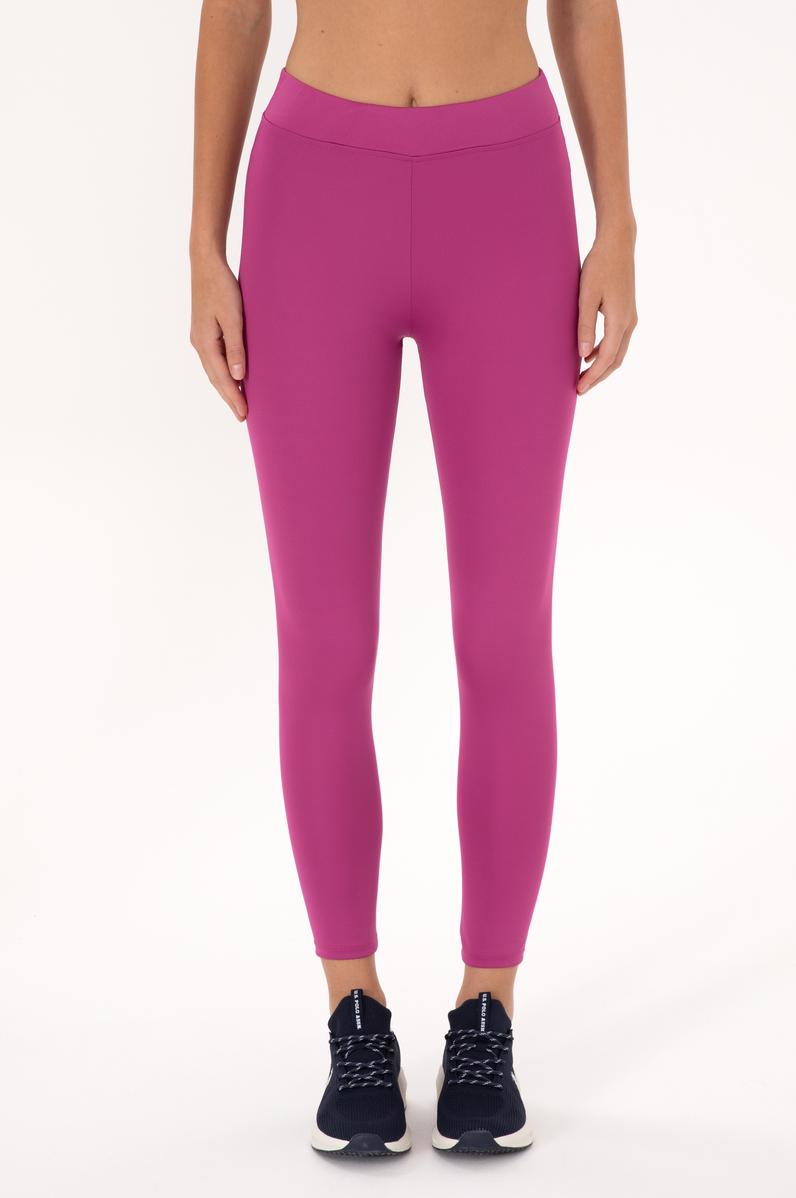 Kadın Menekşe Yüksel Bel Spor Tayt