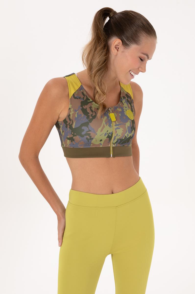 Kadın Haki Bisiklet Yaka Bustiyer