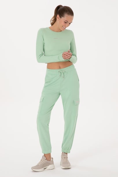 Kadın Yeşil Jogger Eşofman Altı