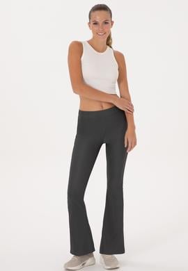 Kadın Antrasit İspanyol Paça Tayt - 50297274035