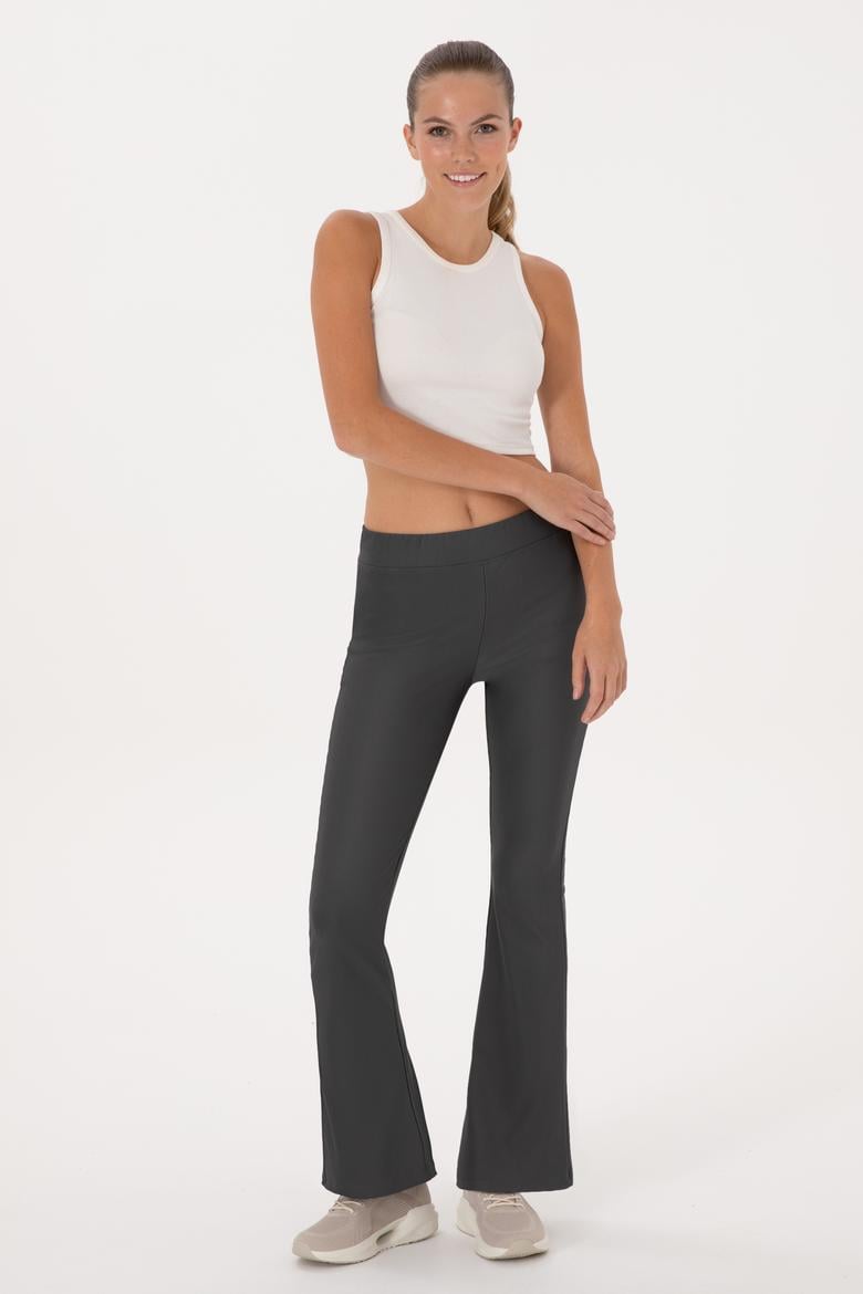 Kadın Antrasit İspanyol Paça Tayt - 50297274035