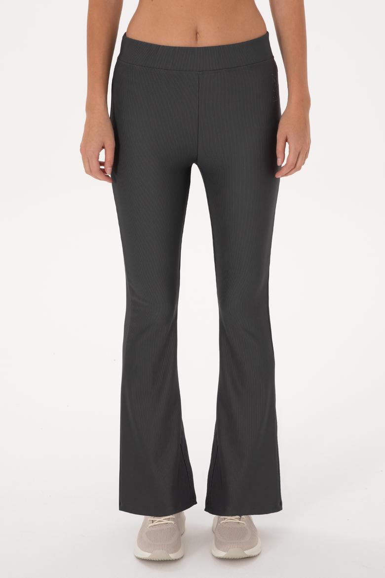 Kadın Antrasit İspanyol Paça Tayt